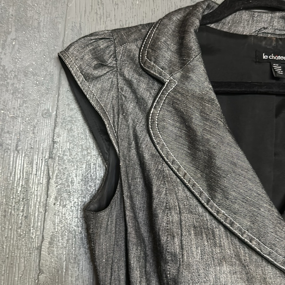 - Le Chateau Linen Midi Dress, M - Picture 8 of 10